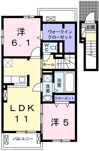 間取り図 フェリア南田原
