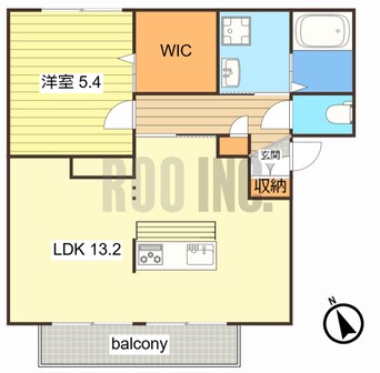間取図 メゾンソレイユ