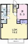 ファミィール永和 1LDKの間取り