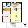 モナリエ 1LDKの間取り
