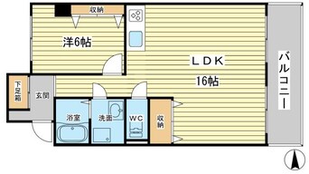 間取図 ハッピーコート駅南大路