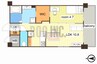 アビオス姫路駅東 1LDKの間取り