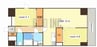 MISTRAL姫路駅前Ⅷ安田 2LDKの間取り