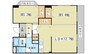 マンション外堀川 2LDKの間取り