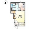 ペガサスⅠ 1Kの間取り