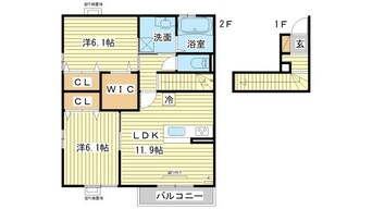 間取図 ジャルダン亀山