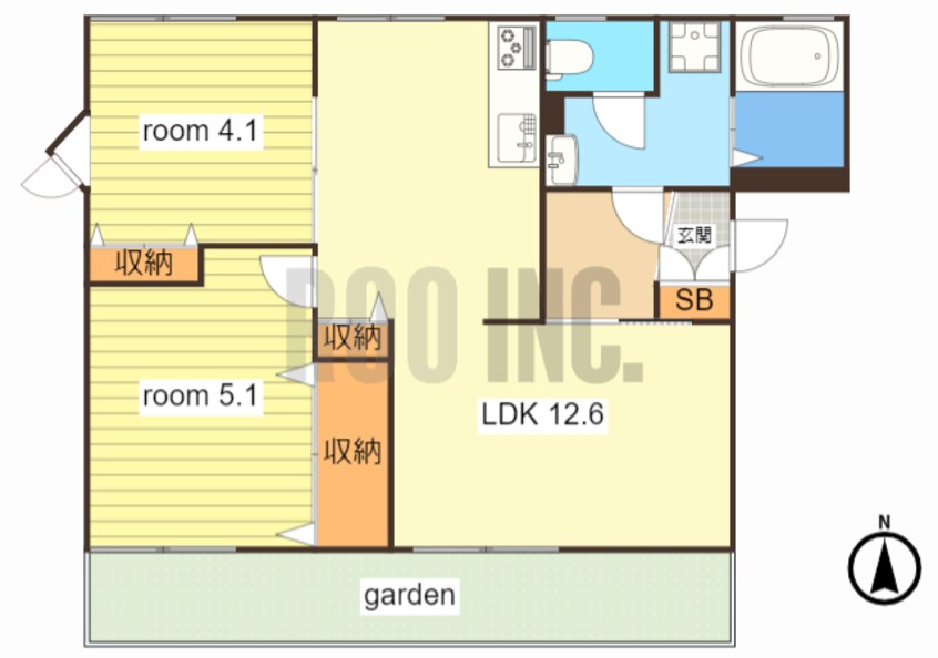 間取図 タウニィ千木