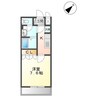 コンソルテ 1Kの間取り
