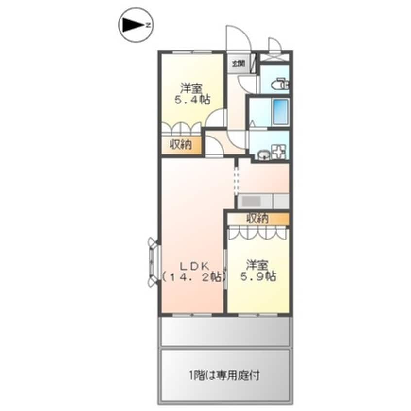 間取図 グランチェスタ・ノース