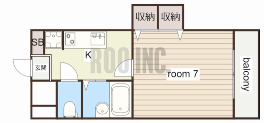 間取図 ジュネス神屋町