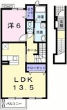 ジェルメ　ネオⅡ 1LDKの間取り