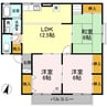 ドミール梅原 3LDKの間取り