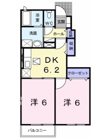 間取図 フランデーアＡ