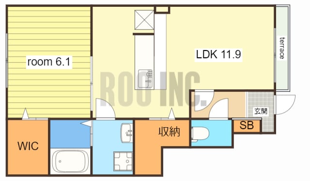 間取り図 ロイヤル・シャトー・M