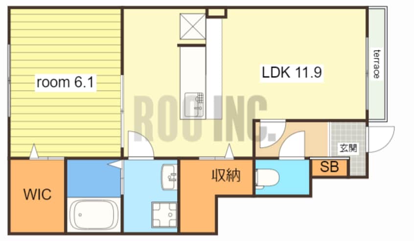 間取図 ロイヤル・シャトー・M