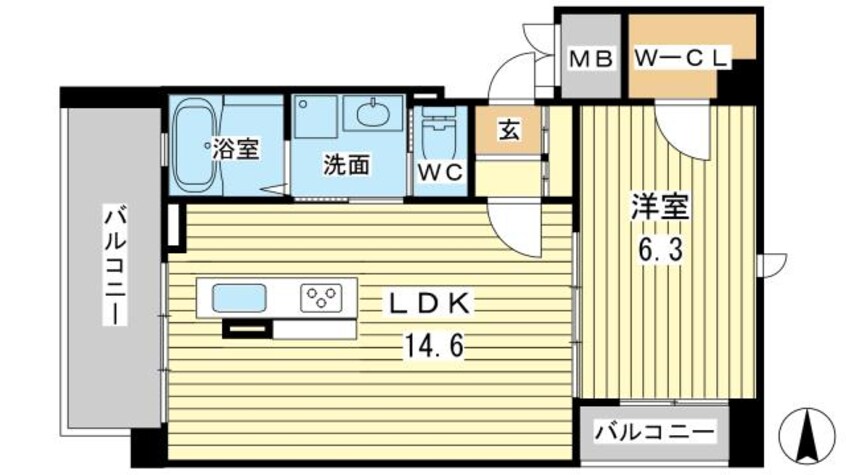 間取図 Meilleur(メイユール)