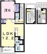 アサノ・モノカーメラ 1LDKの間取り