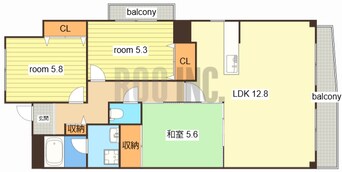 間取図 コーポ青山Ⅲ