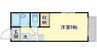 ソレイユ井ノ口 1Rの間取り
