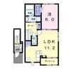 リアン２５ 1LDKの間取り