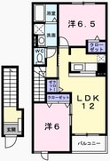 アメニティ・アミノウチＡの間取図