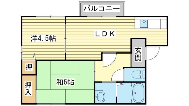 間取り図 ハーティー黍田