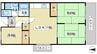 東山ハイツ 3LDKの間取り