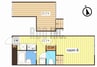 レグルス 1Kの間取り