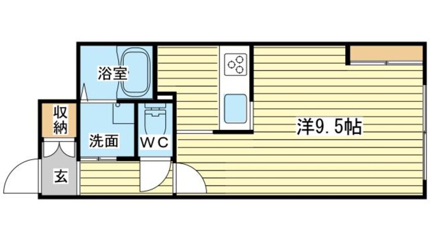 間取図 リアン飾東　Ｂ棟