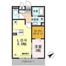 アーク土山 1LDKの間取り