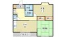 メゾン付城 2DKの間取り
