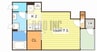 ルシエール姫路 1Rの間取り