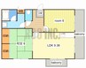 ツインピア 2LDKの間取り