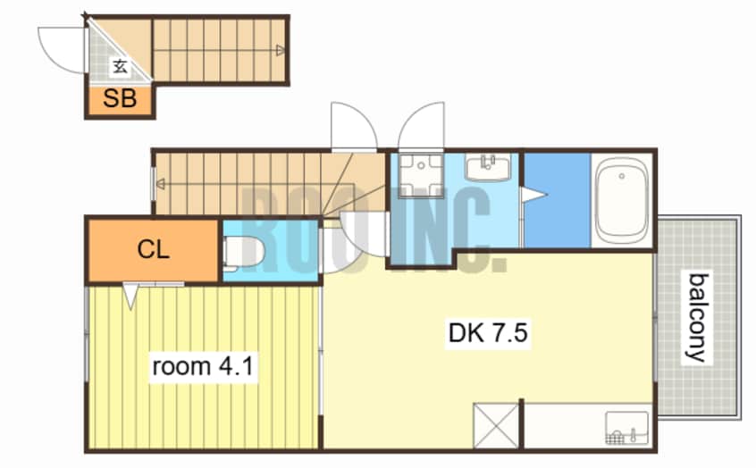 間取図 アルバソーレ