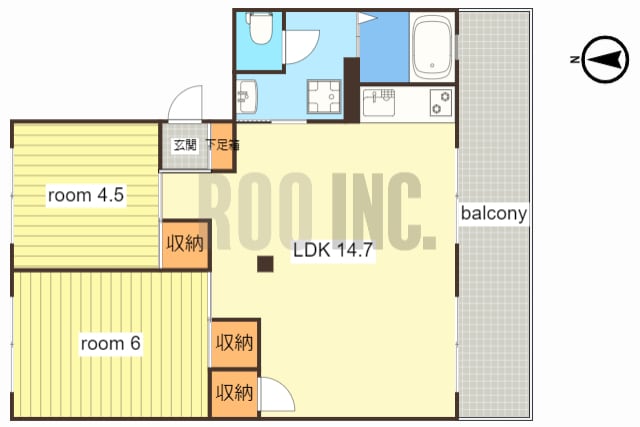間取り図 クローバー広畑才