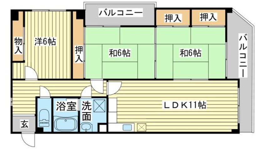間取図 ブリージェ姫路