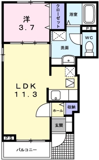 間取図 クレイン　フィールドⅡ