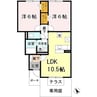 エスペランサオアシス 2LDKの間取り