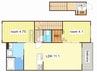 ラヴィエール 2LDKの間取り