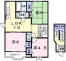 ロジュマン花田 3LDKの間取り