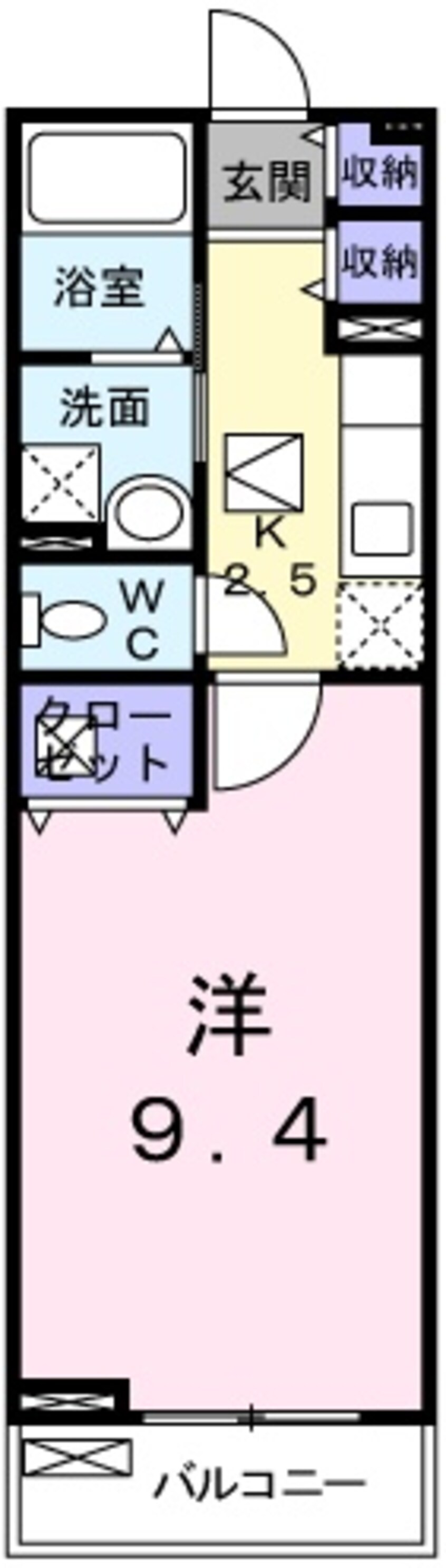 間取図 プラシード三宅