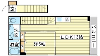 間取図 OA　FLAT垣内南町