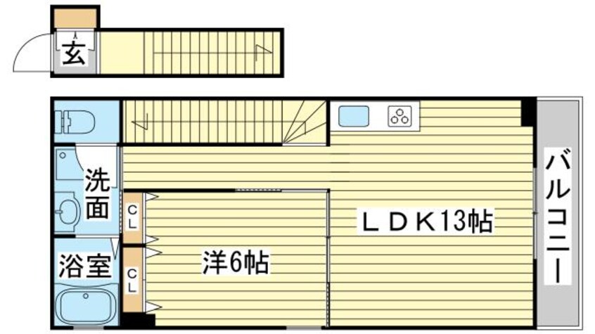 間取図 OA　FLAT垣内南町