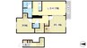 ｃａｓａ　ｃｏｎｆｏｒｔ 2LDKの間取り