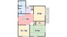ＬＥ　ＨＡＢＩＴＡＴ（ル　アビタ） 3Kの間取り