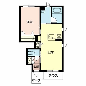 間取図 カーサグラス　シュデステ