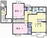 モーニンググローリーⅡ 2LDKの間取り