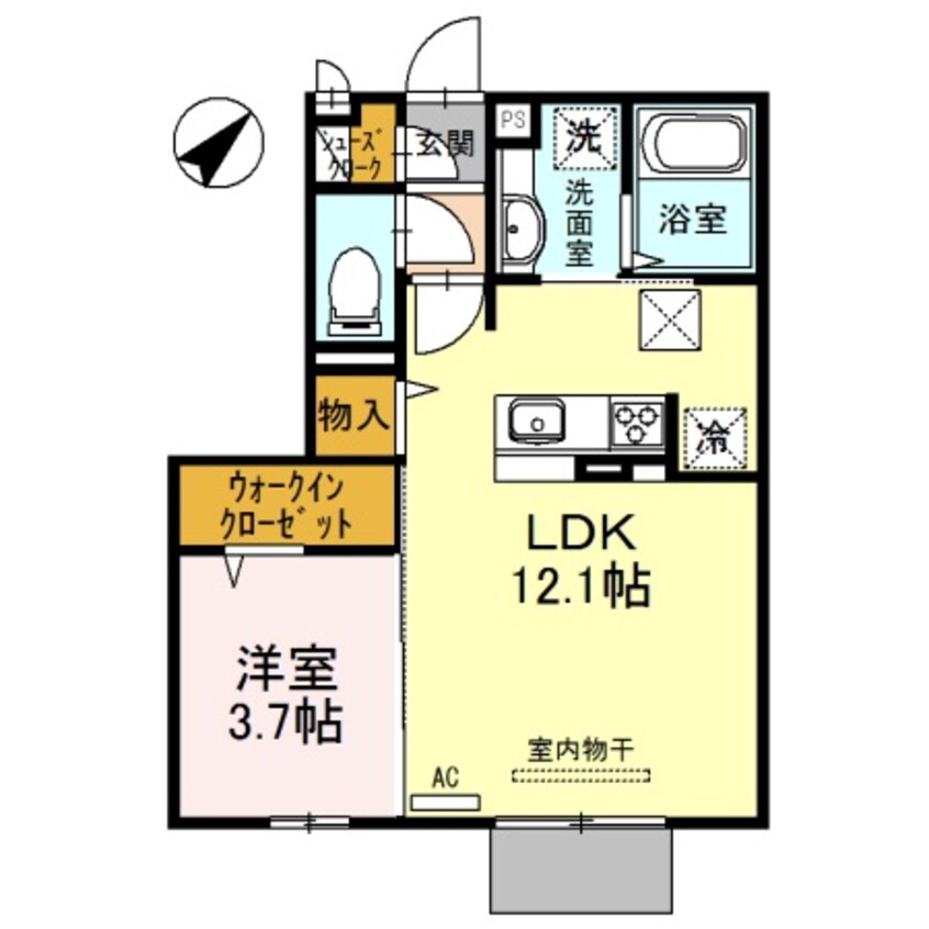 間取図 オークス下野田