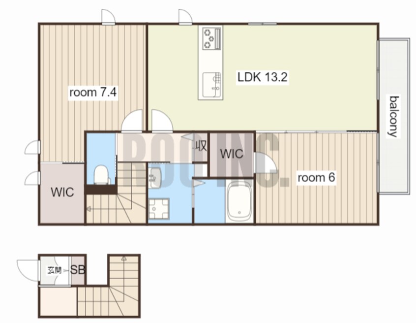間取図 シャーメゾンしきさい