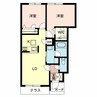 シャーメゾン　スーリール 2LDKの間取り